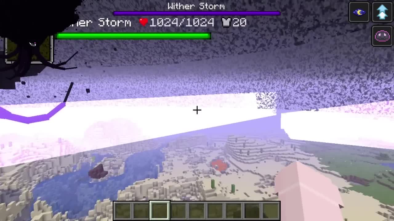 all Herobrine creepypasta mobs vs Wither Storm 7 STAGE in minecraft5