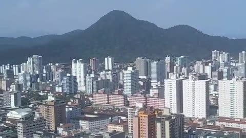tourist point of my city Praia Grande sp Brazil