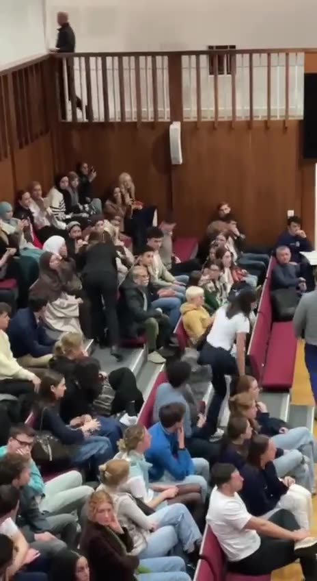 Muslim students University College of Dublin We will do to you what happened on October 7th