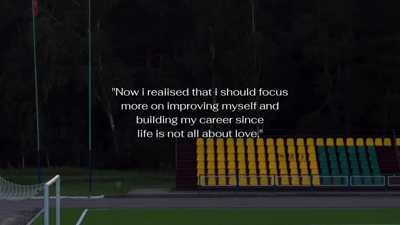 Never give up.