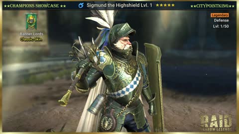 Raid Shadow Legends - Sigmund the Highshield - Classic Skin