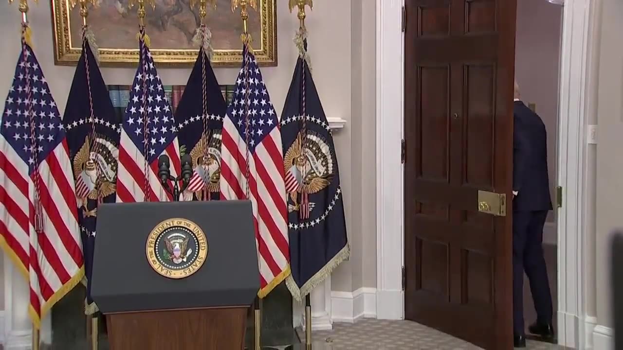 "President" Brandon Biden Walks Away (As Usual) from Basic Banking Questions Post-SVB Shutdown
