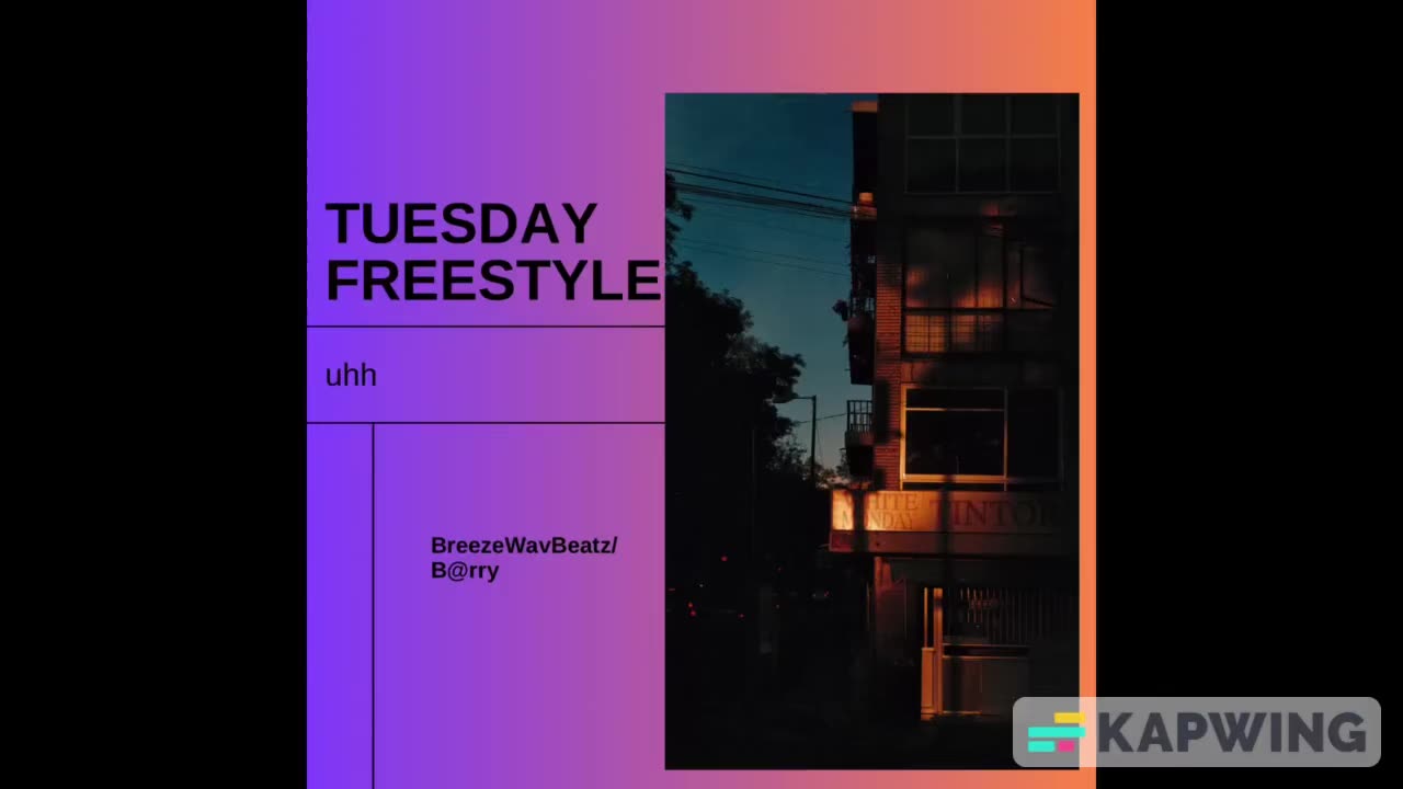 Hip-Hop/Rap: Tuesday Freestyle/ Been Waitin 4 This- BreezeWavBeatz