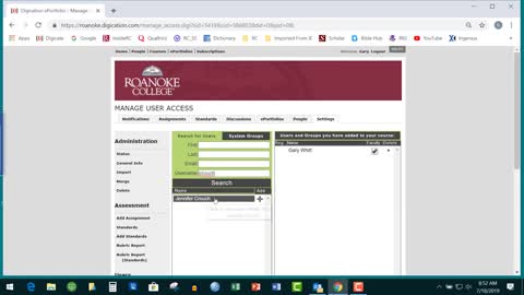 Digication: Creating a Course