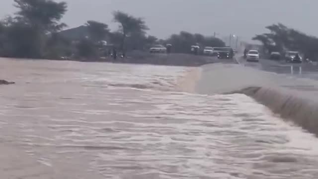 Something strange is happening now! Lakes and rivers appeared in the Saudi desert