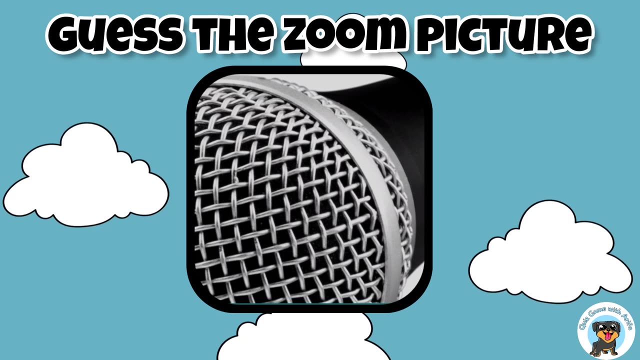 Guess the zoom picture quiz game