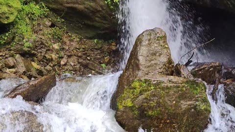 Stunning view of waterfall