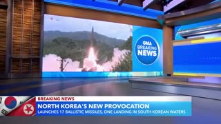 North Korea fires missiles into South Korean waters