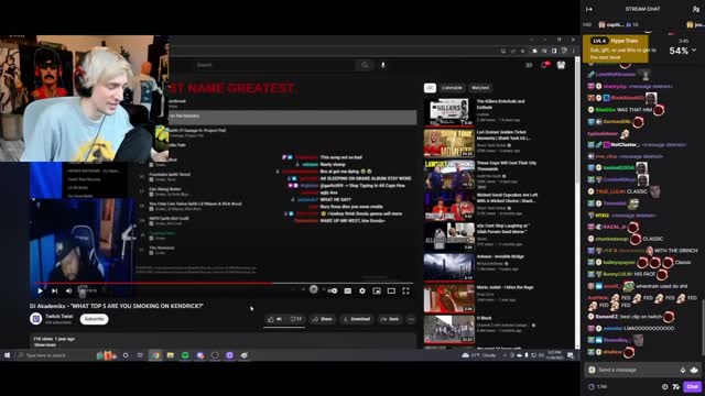 xQc reacts to Trainwrecks saying the n word