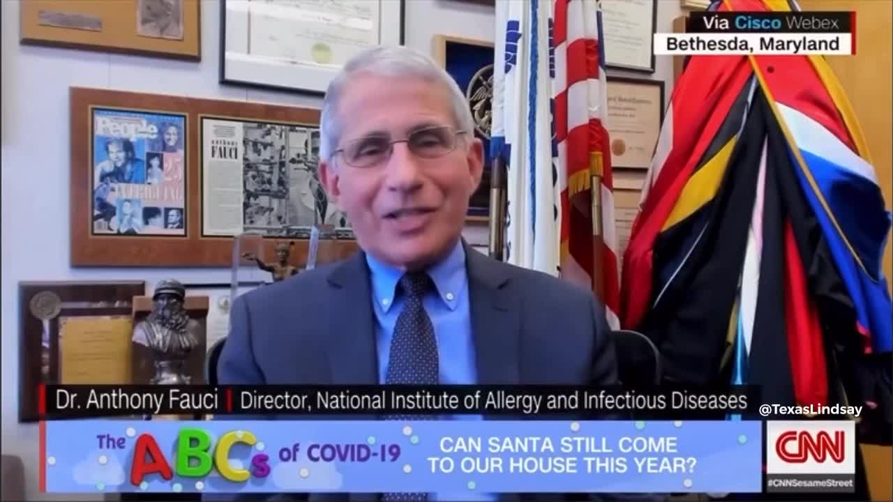 Fauci: "I went down to the North Pole and vaccinated Santa Claus myself"