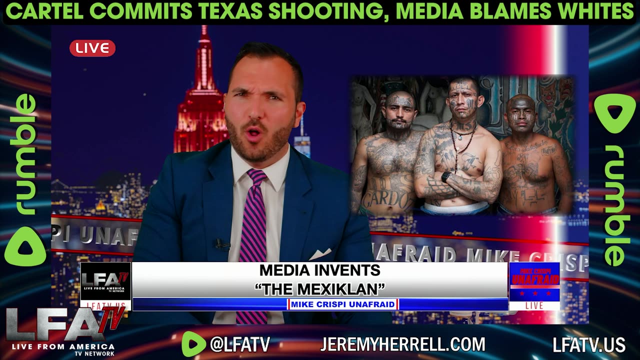 CARTEL COMMITS TX SHOOTING, MEDIA BLAMES WHITES!