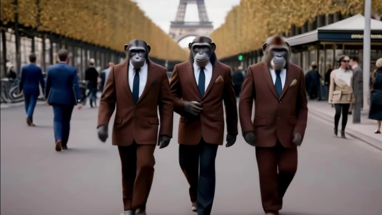 APES IN PARIS