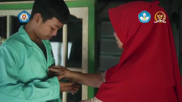 Students from Indonesian villages known for their simplicity