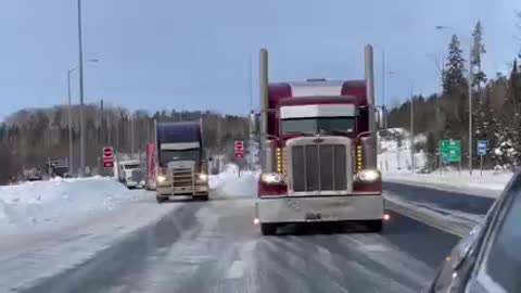 The convoy 2022 reaches the world