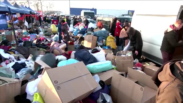 Refugee stood "all day and night" at Ukraine border