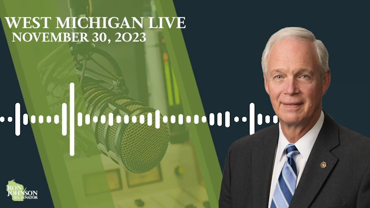 Sen. Johnson on West Michigan Live 11.30.23