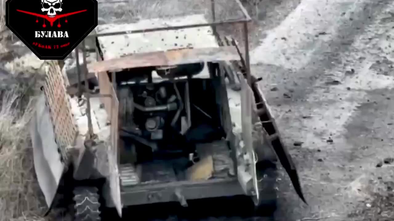 Ukrainian Drone Slams into the Back of a Russian APC and Detonates(Insane)