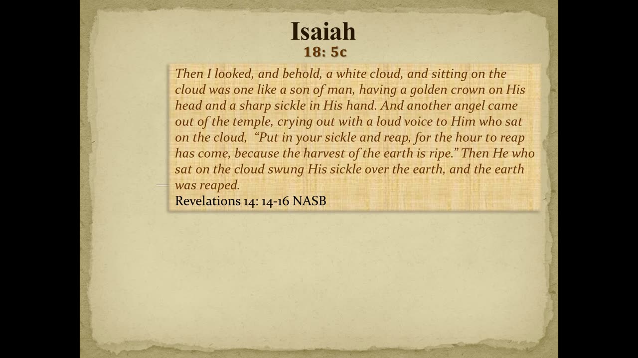 Isaiah 18 – Lesson #6: