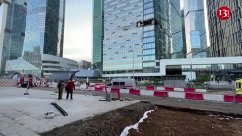 Moscow buildings damaged in reported Ukrainian drone attack