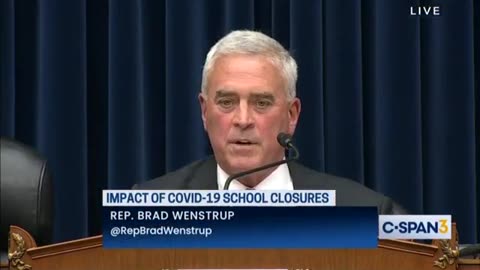 Wenstrup Closing Statement at COVID Select Subcommittee Hearing on Impact of School Closures