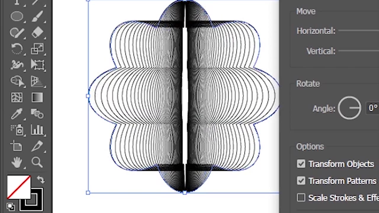 Transformation Easy method effect in illustrator #gfxtrainer #adobeillustrator #illustratorcc #adobe