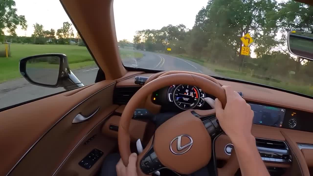 2021 Lexus LC 500 Convertible - POV Driving Impressions