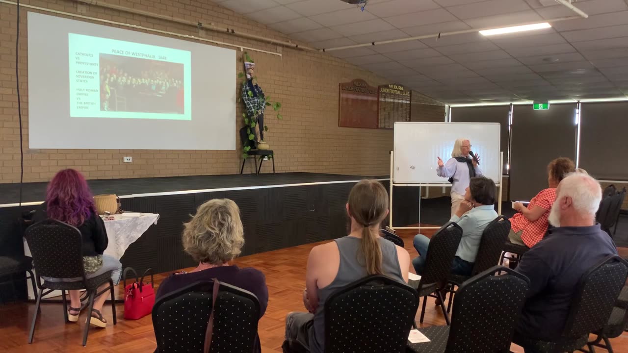 Brenda Addie speaking at Mildura