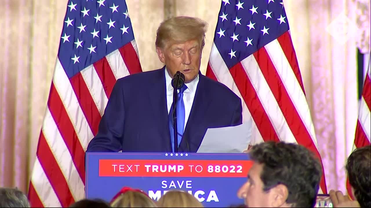 Trump swipes at _fake news media_ during US midterm elections result event