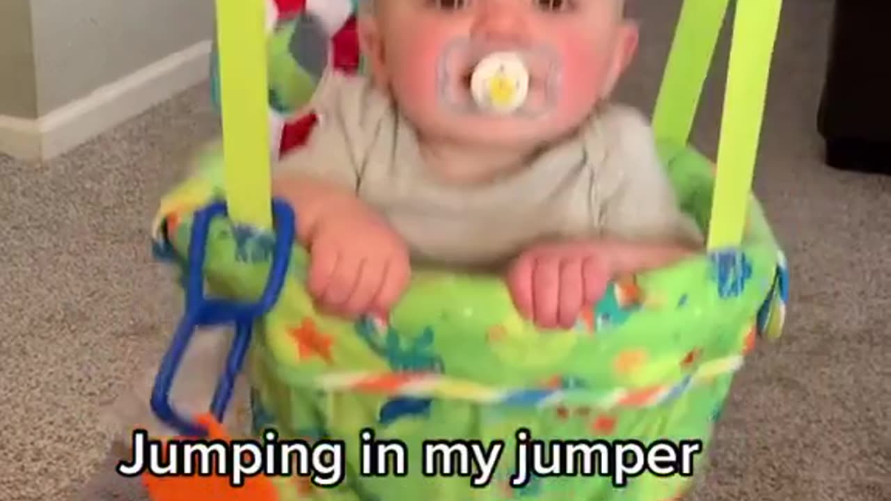 Jumping baby