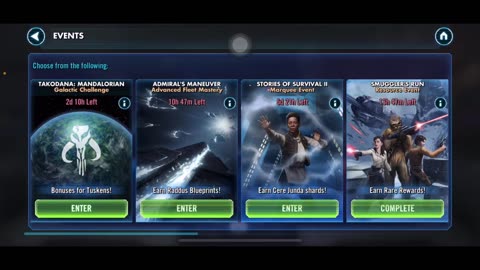 Stories of Survival II | Marquee Event to Unlock Cere Junda | Basic Play-Through | SWGOH