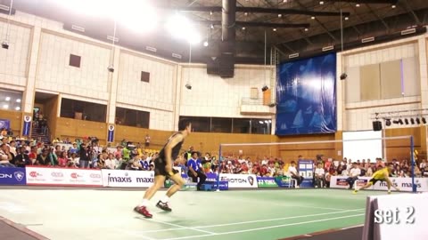 Lee Chong Wei Vs Taufik Hidayat in Japan Tsunami Charity Match