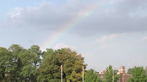 September 18, 2021 - Second Rainbow Over Blackstock Stadium (5:37 PM)