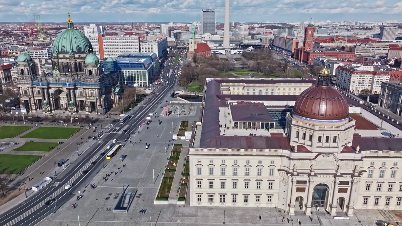 Berlin, Germany 🇩🇪 | 4K Drone Footage (With Subtitles)