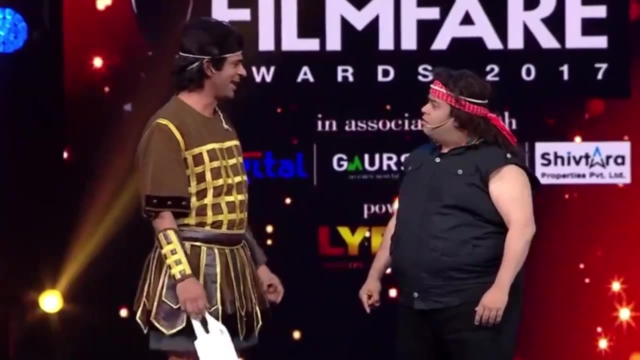 Sunil Grover as dharmendra best comedy at filmfare award