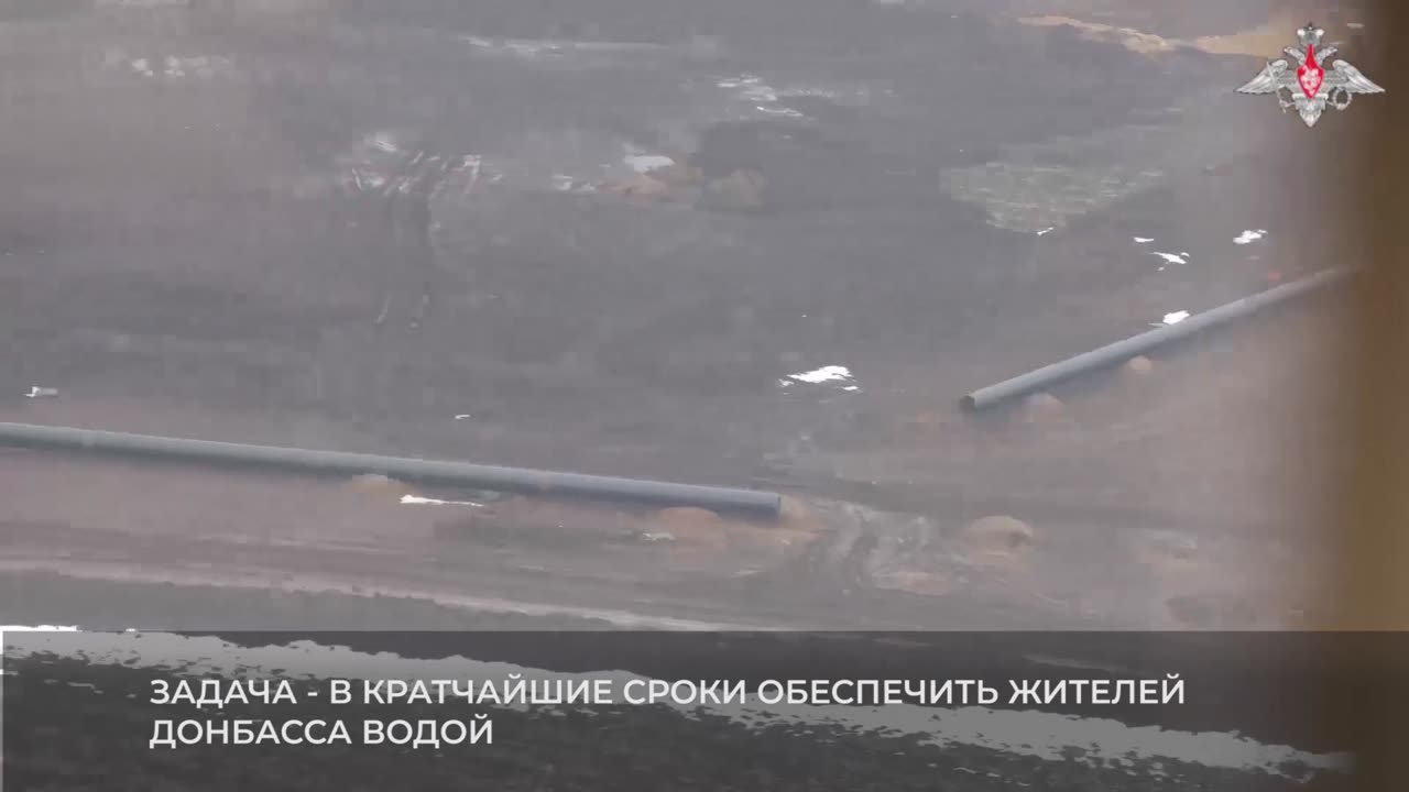 Russia's water pipeline from Rostov to Donbass