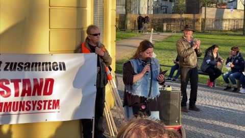 Demmin: Redebeitrag von Kathy aus Malchow 28-04-2022