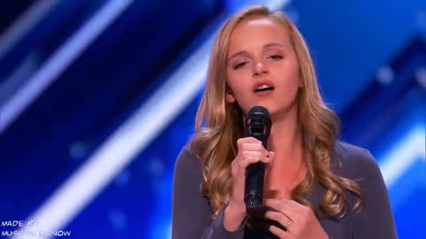 She sings for her ....
