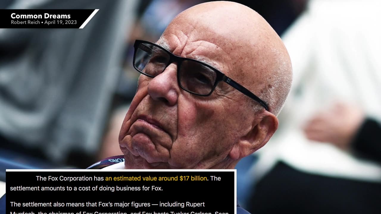 Why dominion's setllement with Fox news is bad for American democracy?