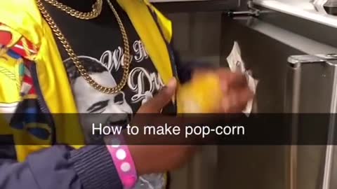 Making her pop corn #comedy #food #rapbattle