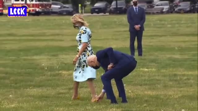 Joe Biden “Gives ”Flower to Her Wife