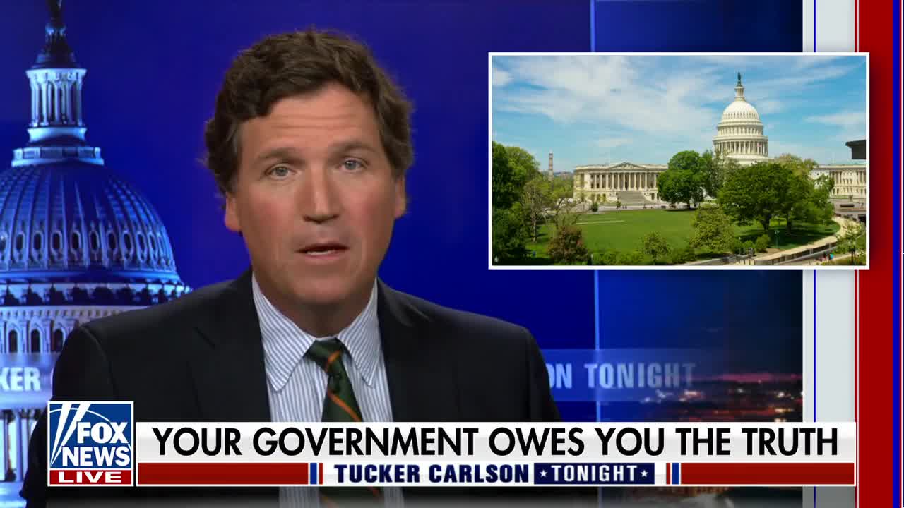 Tucker Carlson Asking obvious questions is forbidden