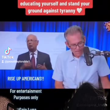 KLAUS KNOWS WE DON'T ACCEPT GLOBALISM