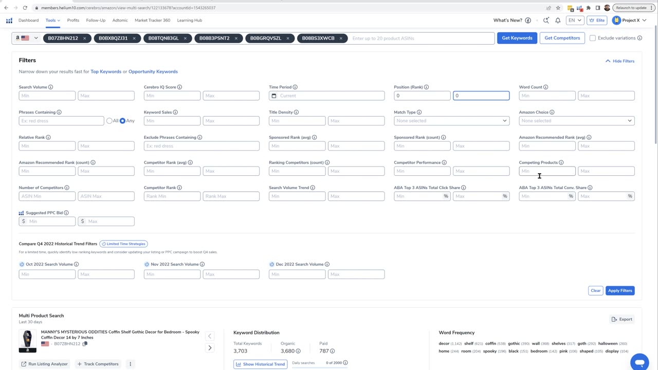 How to See Which Keywords your Competitors are Getting Sales from that you Aren’t even Indexed for