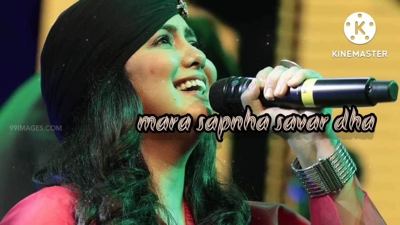 Manga jo mera hai jata kiya tera hain | Aaj Din Chadheya | Harshdeep Kaur | Lyrics Video