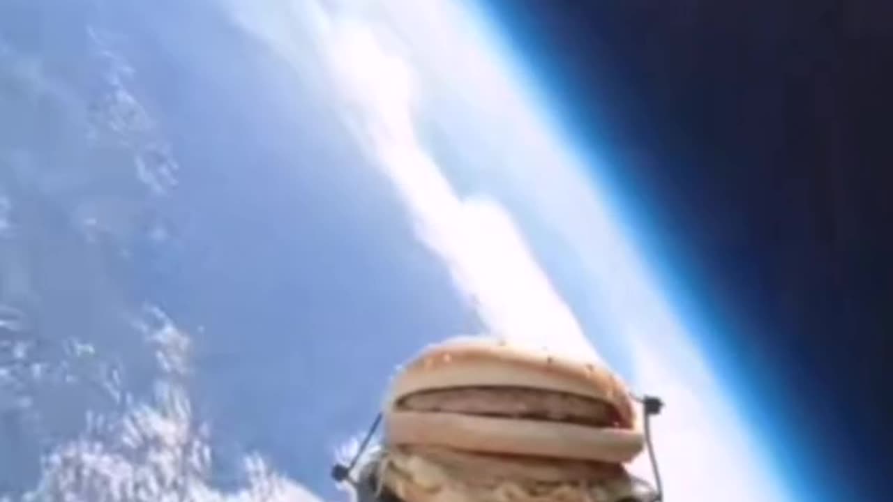 BURGER SENDING TO SPACE