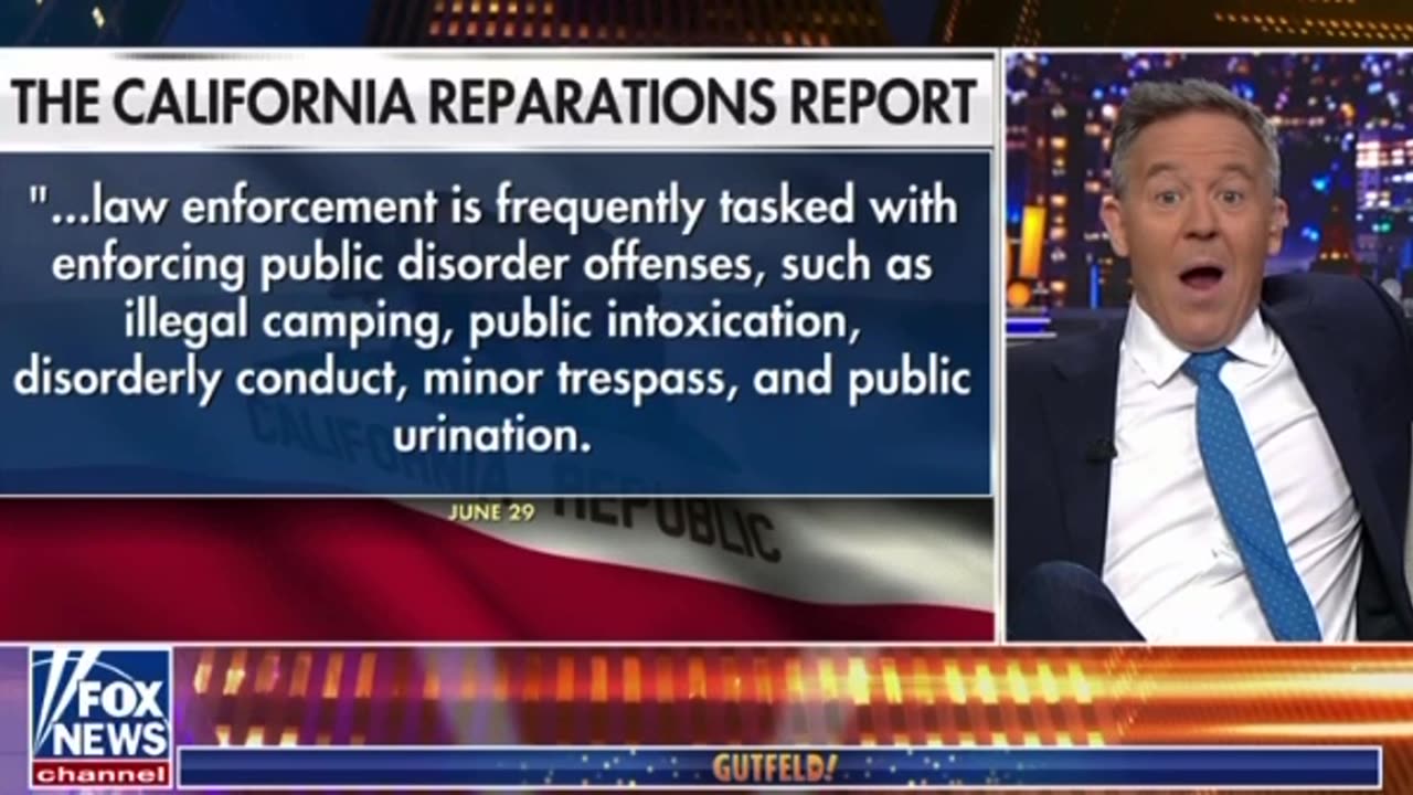 Gutfeld Monologue: California Reparations