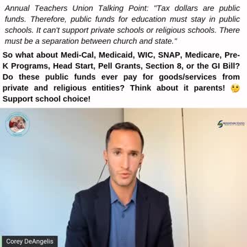 Tax dollars paying for private and religious schools. The School Choice Debate.