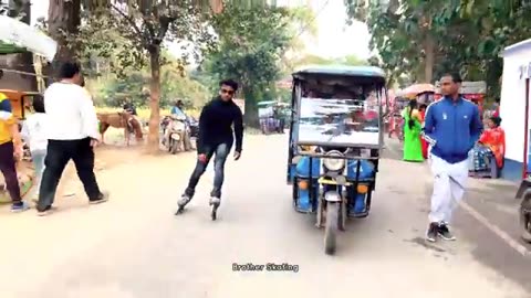 Don’t miss the end 🔥 #brotherskating #balurghat #murshidabad