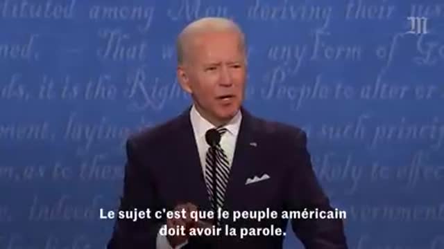 Tramp vs biden le resume du premeir dabet de la Presidential