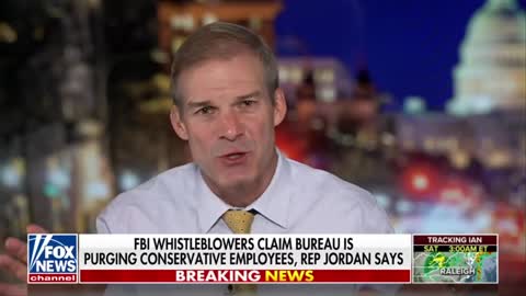 Jim Jordan On FBI's Purge Of Conservative Whistleblowers: 'This Is Frightening Stuff'